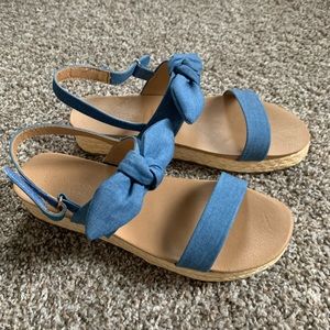 LC Lauren Conrad Bow Sandals